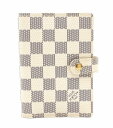 LOUIS VUITTON ルイ ヴィトン ダミエアズール アジェンダPM 手帳カバー 6穴式 システム手帳 R20706 【中古】【k】