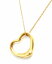 【ジュエリー】TIFFANY&Co. ティファニー エルサ ペレッティ オープンハート ペンダント ネックレス ミディアム K18 ゴールド 【中古】【k】