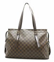 【バッグ】LOUIS VUITTON ルイ ヴィトン ダミエ チェルシー トートバッグ ショルダーバッグ ショルダートート N51119 【中古】【k】