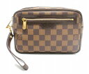 【バッグ】LOUIS VUITTON ルイ ヴィトン ダミエ ポシェット ビエ マカオ セカンドバッグ クラッチバッグ ハンドバッグ ビジネスバッグ N61739 【中古】【k】