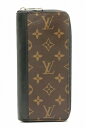【財布】LOUIS VUITTON ルイ ヴィトン モノグラムマカサー ジッピーウォレット ヴェルティカル ラウンドファスナー 長財布 M60109 【中古】【k】