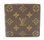 【財布】LOUIS VUITTON ルイ ヴィトン モノグラム ポルト ビエ カルト クレディ モネ 2つ折財布 ベタなし M61665 【中古】【k】