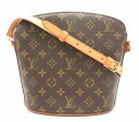 【バッグ】LOUIS VUITTON ルイ ヴィトン モノグラム ドルーオ ショルダーバッグ 斜め掛けショルダー ベタなし M51290 【中古】【k】