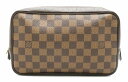 【バッグ】LOUIS VUITTON ルイ ヴィトン ダミエ トゥルーストワレット 化粧ポーチ マルチポーチ セカンドバッグ クラッチバッグ N47623 【中古】