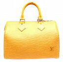 【バッグ】LOUIS VUITTON ルイ ヴィトン エピ スピーディ25 ハンドバッグ ミニボストンバッグ レザー タッシリイエロー イエロー M43019 【中古】【s】