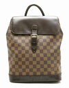 【バッグ】LOUIS VUITTON ルイ ヴィトン ダミエ ソーホー リュック リュックサック バックパック ショルダーバッグ N51132 【中古】【s】