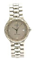 【ウォッチ】LONGINES ロンジン コンクエスト デイト VHP シルバー文字盤 メンズ QZ クォーツ 腕時計 L1.613.4 【中古】【k】
