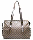 【バッグ】LOUIS VUITTON ルイ ヴィトン ダミエ チェルシー トートバッグ ショルダーバッグ ショルダートート N51119 【中古】【s】