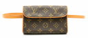 【バッグ】LOUIS VUITTON ルイ ヴィトン モノグラム ポシェット フロランティーヌ ウエストポーチ ウエストバッグ ヒップバッグ ストラップ Sサイズ M51855 【中古】
