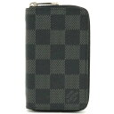 【財布】LOUIS VUITTON ルイ ヴィトン ダミエグラフィット ジッピー コインパース ラウンドファスナー コインケース 小銭入れ N63076 【中古】
