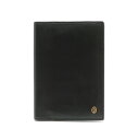 Cartier カルティエ パシャライン ミニ 手帳カバー メモ帳カバー カードケース レザー 黒 ブラック 【中古】