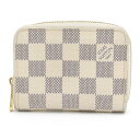 【財布】LOUIS VUITTON ルイ ヴィトン ダミエアズール ジッピーコインパース ラウンドファスナー コインケース 小銭入れ N63069 【中古】