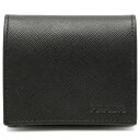 【未使用品】【財布】PRADA プラダ SAFFIANO サフィアーノ コインケース 小銭入れ コインパース ボックスタイプ 型押しレザー NERO 黒 ブラック 2MM935 【中古】