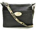 【バッグ】FENDI フェンディ セレリア ショルダーバッグ ワンショルダー レザー 黒 ブラック シルバー SIRVER925 8BT092【中古】【u】【Blumin 楽天市場店】