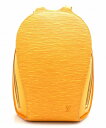【バッグ】LOUIS VUITTON ルイ ヴィトン エピ マビヨン リュック リュックサック ショルダーバッグ バックパック タッシリイエロー 黄色 M52239 【中古】【k】