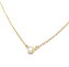 【ジュエリー】TIFFANY&Co. ティファニー バイザヤード ネックレス K18 ゴールド 1PD ダイヤモンド 0.08ct 【中古】【u】