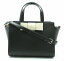 【未使用品】【バッグ】kate spade ケイトスペード ハンドバッグ ショルダーバッグ 2WAY レザー 黒 ブラック リボン ホワイト 白 ゴールド金具 WKRU4025 【中古】【k】