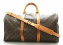 【バッグ】LOUIS VUITTON ルイ ヴィトン モノグラム キーポル バンドリエール50 ボストンバッグ 旅行カバン トラベルバッグ 2WAY ショルダーバッグ M41416 【中古】【Blumin/森田質店】【質屋出品】【s】
