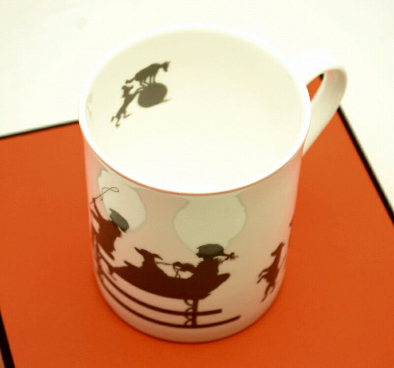 【楽天市場】【未使用品】HERMES エルメス マグカップ シルエット 犬 FINE BONE CHINA 【k】【Blumin/森田質店