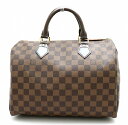 【バッグ】LOUIS VUITTON ルイ ヴィトン ダミエ スピーディ30 ハンドバッグ ミニボストンバッグ N41531 【中古】【u】