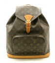 【バッグ】LOUIS VUITTON ルイ ヴィトン モノグラム モンスリGM リュック リュックサック ショルダーバッグ バッグパック M51135 【中古】【k】