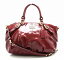 【バッグ】COACH コーチ マディソン パテント 2WAY ハンドバッグ ブランドタグ トートバッグ エナメル ボルドー ゴールド金具 15921 【中古】【k】