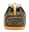 【バッグ】LOUIS VUITTON ルイ ヴィトン モノグラム ミニモンスリ リュック リュックサック ショルダーバッグ バックパック M51137 【中古】【k】