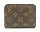 【財布】LOUIS VUITTON ルイ ヴィトン モノグラム ポルトモネ アンソリット ラウンドファスナー コインケース 小銭入れ イヴォワール 白 M66703 【中古】