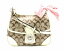 【バッグ】COACH コーチ オプティック シグネチャー ショルダーバッグ レザー リボン キャンバス カーキベージュ ゴールド ゴールド金具 F13791 【中古】【k】