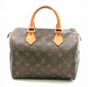【バッグ】LOUIS VUITTON ルイ ヴィトン モノグラム スピーディ25 ミニボストンバッグ ハンドバッグ M41528 【中古】【k】