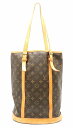 【バッグ】LOUIS VUITTON ルイ ヴィトン モノグラム バケットGM ショルダーバッグ トートバッグ ショルダートート ポーチ付 バケツバッグ ベタなし M42236 【中古】【k】