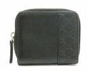【財布】GUCCI グッチ マイクログッチシマ コインケース 小銭入れ コインパース レザー ブラック 黒 シルバー金具 322191 【中古】【Blumin/森田質店】【質屋出品】【s】