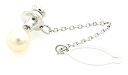 【ジュエリー】MIKIMOTO ミキモト タイタック ネクタイピン メタル シルバー色 パール 8.1m/m 【中古】【Blumin/森田質店】【質屋出品】【u】