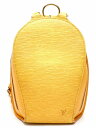 【バッグ】LOUIS VUITTON ルイ ヴィトン エピ マビヨン リュック リュックサック ショルダーバッグ バックパック レザー タッシリイエロー 黄色 M52239 【中古】【s】