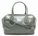 【バッグ】PRADA プラダ ハンドバッグ ショルダーバッグ 2WAY レザー グレー 国内ブティック購入品 1BB010 【中古】