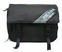 【バッグ】PRADA プラダ ショルダーバッグ ボディバッグ ウエストバッグ 斜め掛け ナイロン レザー NERO 黒 ブラッグ 1BL015 【中古】