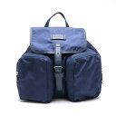 【バッグ】GUCCI グッチ GGナイロン バックパック リュック レザー ネイビー 紺 アウトレット品 510343 【中古】