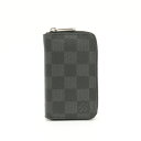 【財布】LOUIS VUITTON ルイ ヴィトン ダミエグラフィット ジッピー コインパース ラウンドファスナー コインケース 小銭入れ N63076 【中古】