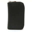 【財布】LOUIS VUITTON ルイ ヴィトン タイガ ジッピーコインパース コインケース 小銭入れ レザー カーフ ノワール 黒 ブラック M30511 【中古】
