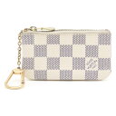 【財布】LOUIS VUITTON ルイ ヴィトン ダミエアズール ポシェット クレ キーリング付 コインケース 小銭入れ コインパース N62659 【中古】