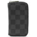 【財布】LOUIS VUITTON ルイ ヴィトン ダミエグラフィット ジッピー コインパース ラウンドファスナー コインケース 小銭入れ N63076 【中古】