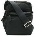 【バッグ】PRADA プラダ ショルダーバッグ 斜め掛け ナイロン レザー NERO ブラック 黒 シルバー金具 国内ブティック購入品 V406 【中古】
