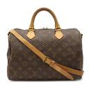 【バッグ】LOUIS VUITTON ルイ ヴィトン モノグラム スピーディ バンドリエール30 ハンドバッグ ボストンバッグ ショルダーボストン 2WAY M40391 【中古】