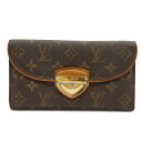 【財布】 LOUIS VUITTON ルイ ヴィトン モノグラム ポルトフォイユ ウジェニ 3つ折長財布 M60123 【中古】