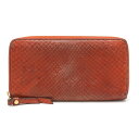 【財布】LOUIS VUITTON ルイ ヴィトン エキゾチックレザー ジッピーウォレット ラウンドファスナー 長財布 パイソン オレンジ N91448 【中古】