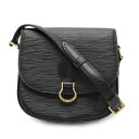 【バッグ】LOUIS VUITTON ルイ ヴィトン エピ ミニサンクルー ショルダーバッグ ショルダーポシェット 斜め掛け レザー ノワール 黒 ブラック M52212 【中古】