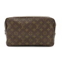 【バッグ】LOUIS VUITTON ルイ ヴィトン モノグラム トゥルース トワレット28 化粧ポーチ トラベルポーチ マルチポーチ クラッチバッグ M47522 【中古】
