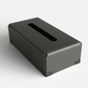 concrete craft / BENT TISSUE BOX(Charcoal)【コンクリートクラフト/ベント/クラフトワン/craft_one/ティッシュボックス/チャコール】[113753