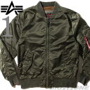 大きいサイズ メンズ ALPHA INDUSTRIES アルファインダストリーズ MA-1 フライト ジャケット USA直輸入 mjl49001c1