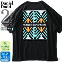 大きいサイズ メンズ DANIEL DODD オーガニックコットン プリント 半袖 Tシャツ RESPECT NATURE azt-210222